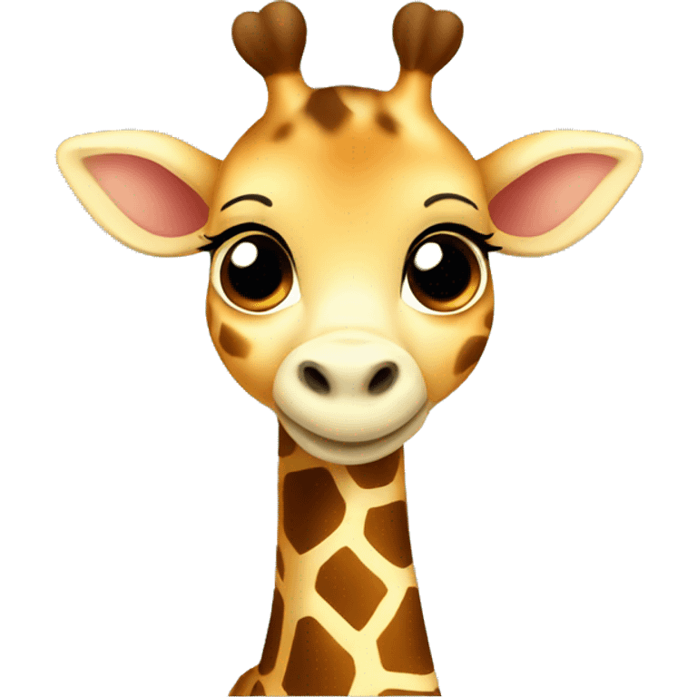 cute baby giraffe emoji