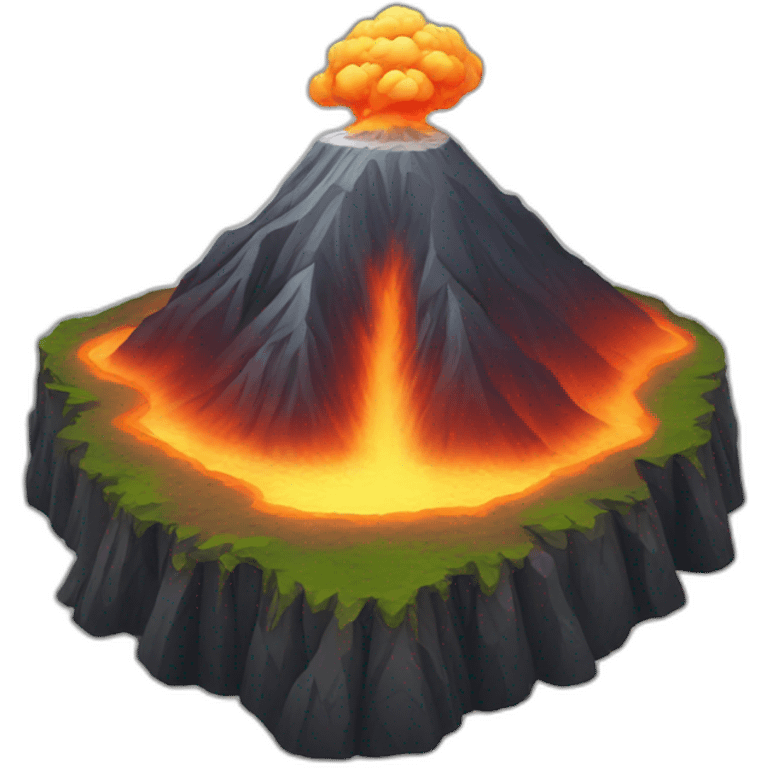 Volcán  emoji