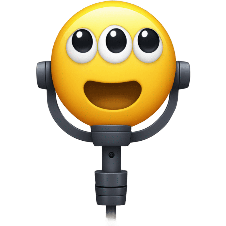 cute microphone  emoji