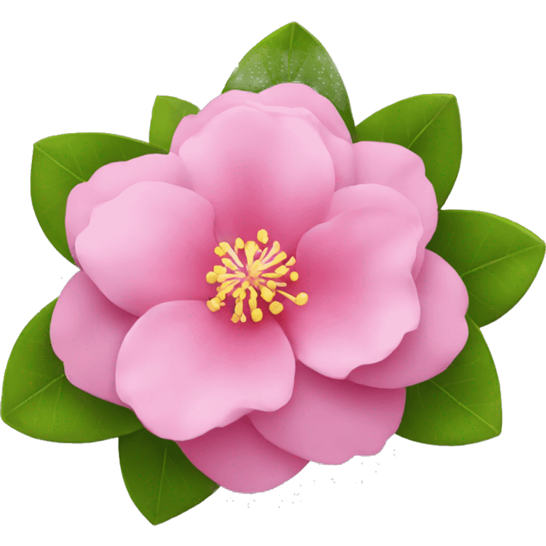 Camelia fleur emoji