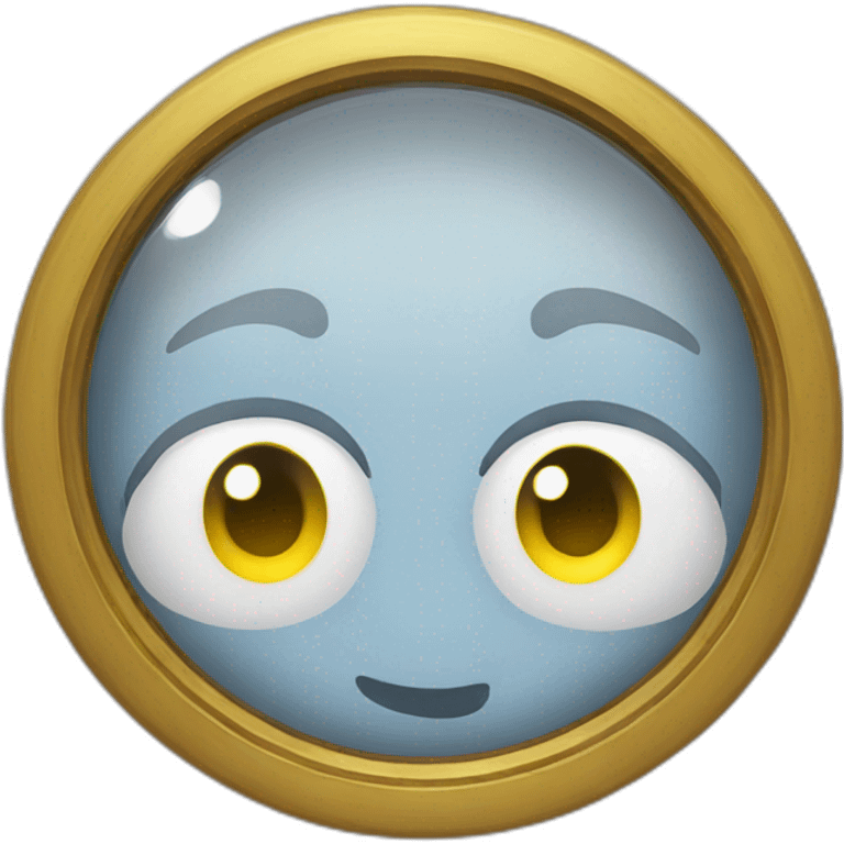 looking glass emoji