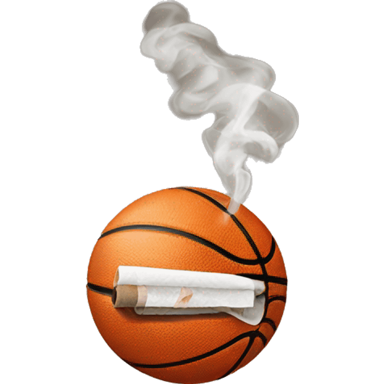 smoking Basketball emoji