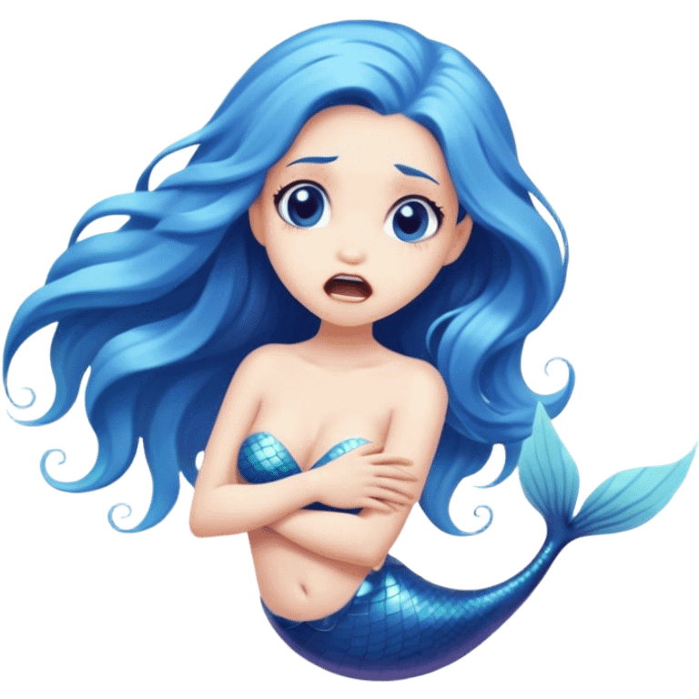 Mermaid shock  emoji