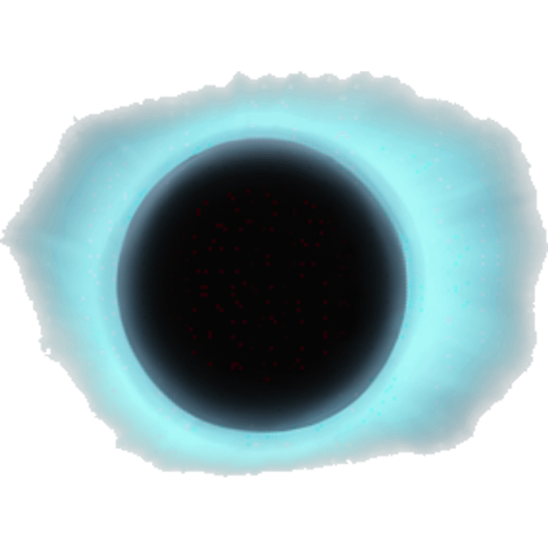 Black hole emoji