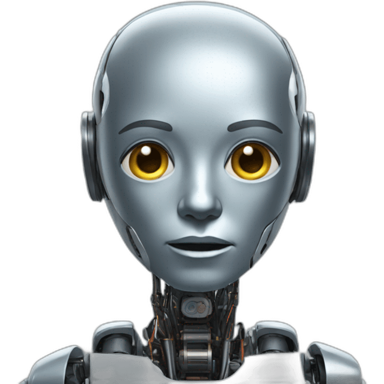 Ai robot like human emoji