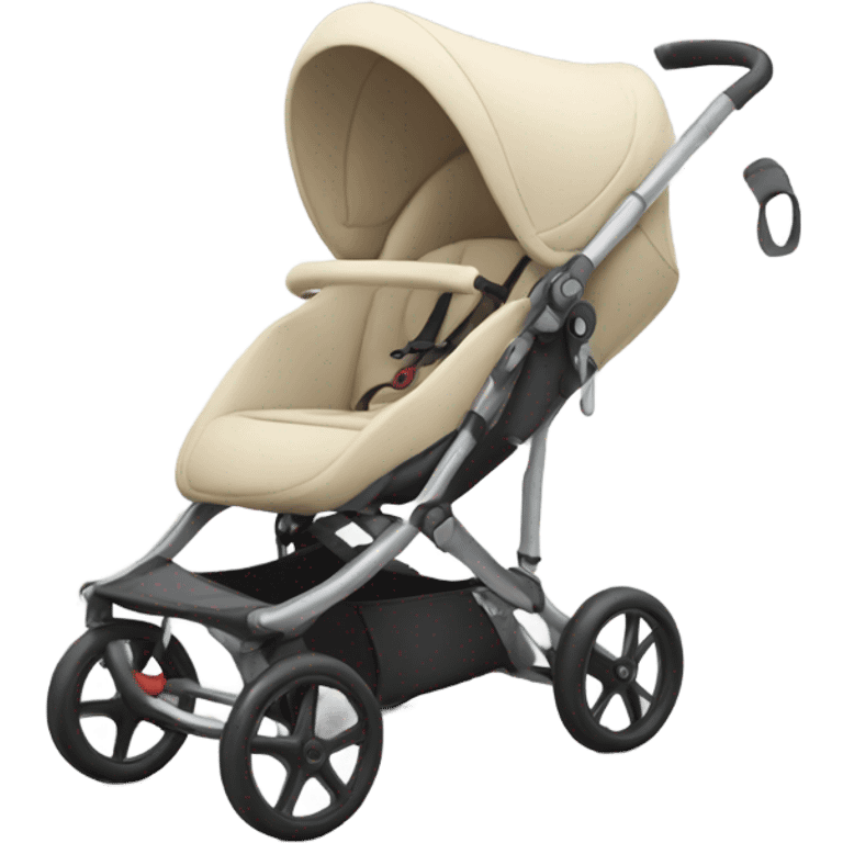 Children's stylish stroller for babies emoji