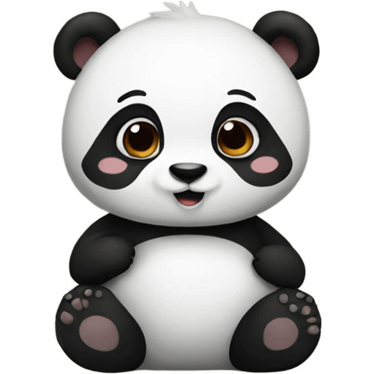 Panda love  emoji