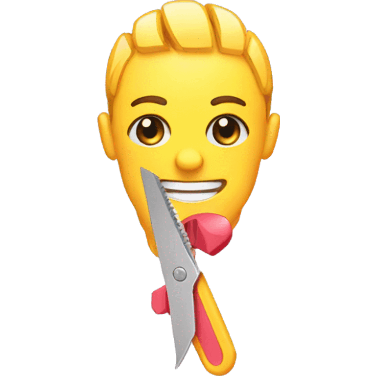 Cute nailcutter emoji