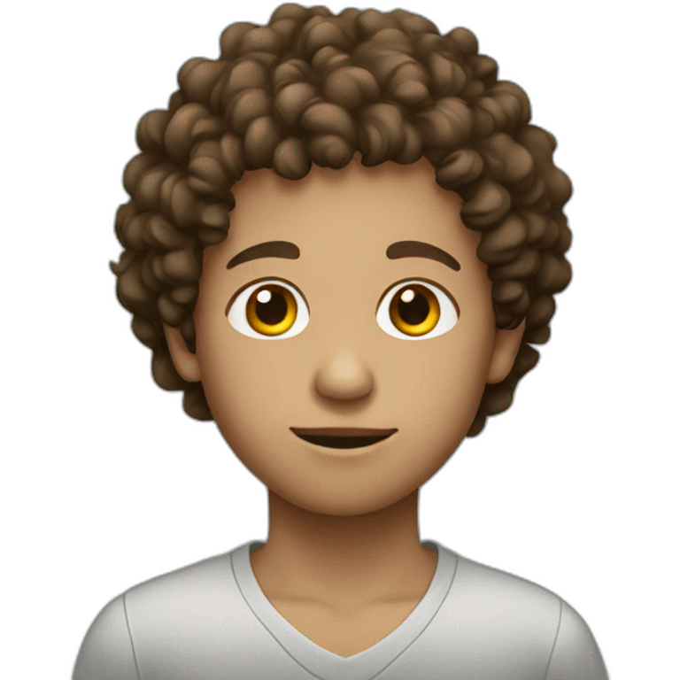 boy-with-brown-curly-hair-light-skinned emoji