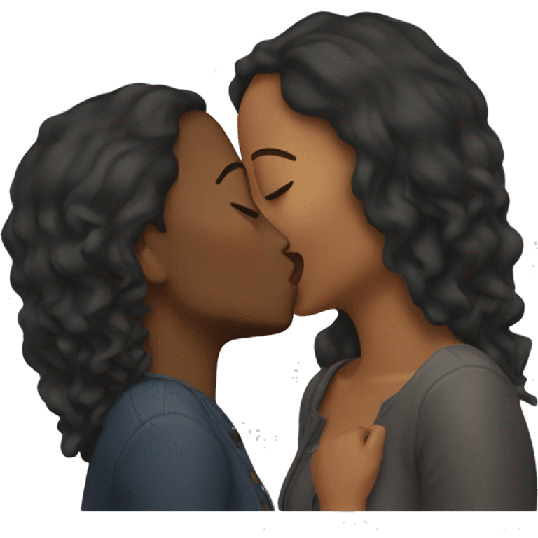 two women kissing  emoji