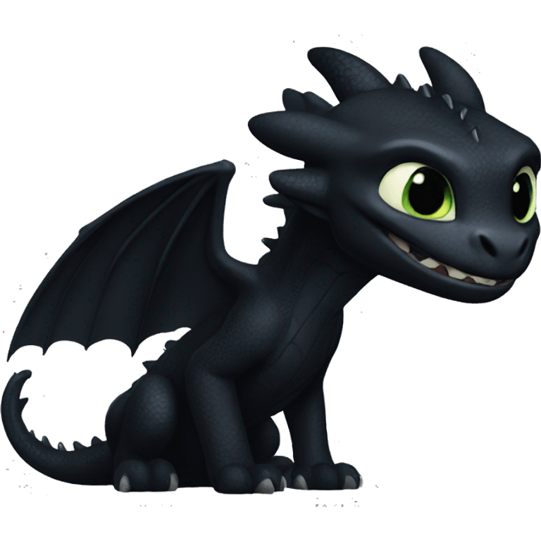 Toothless the Night Fury emoji