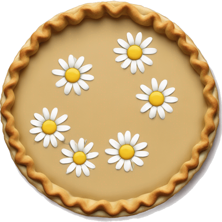 pie and daisies emoji