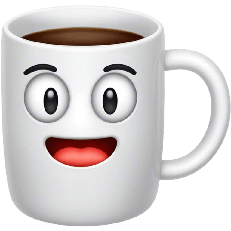 a mug with "Stupido" written on it emoji