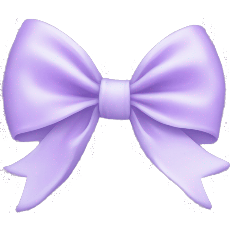 Pastel purple bow emoji