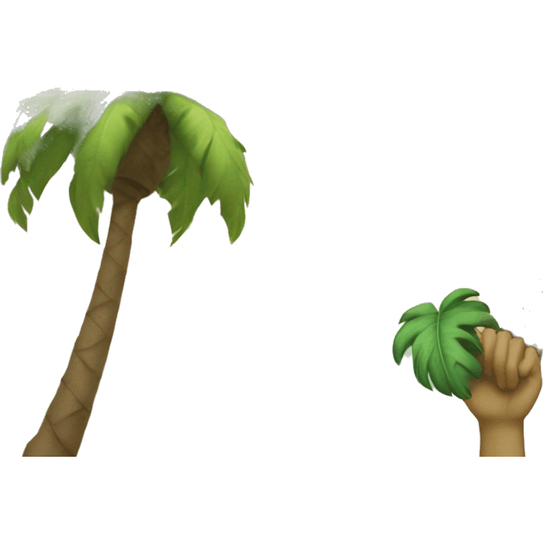 PALM AND BECAH emoji