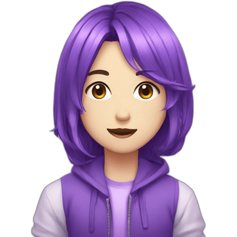 purple vtuber emoji