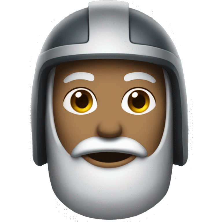 a man of about 30 wearing a helmet with the inscription SIAM emoji