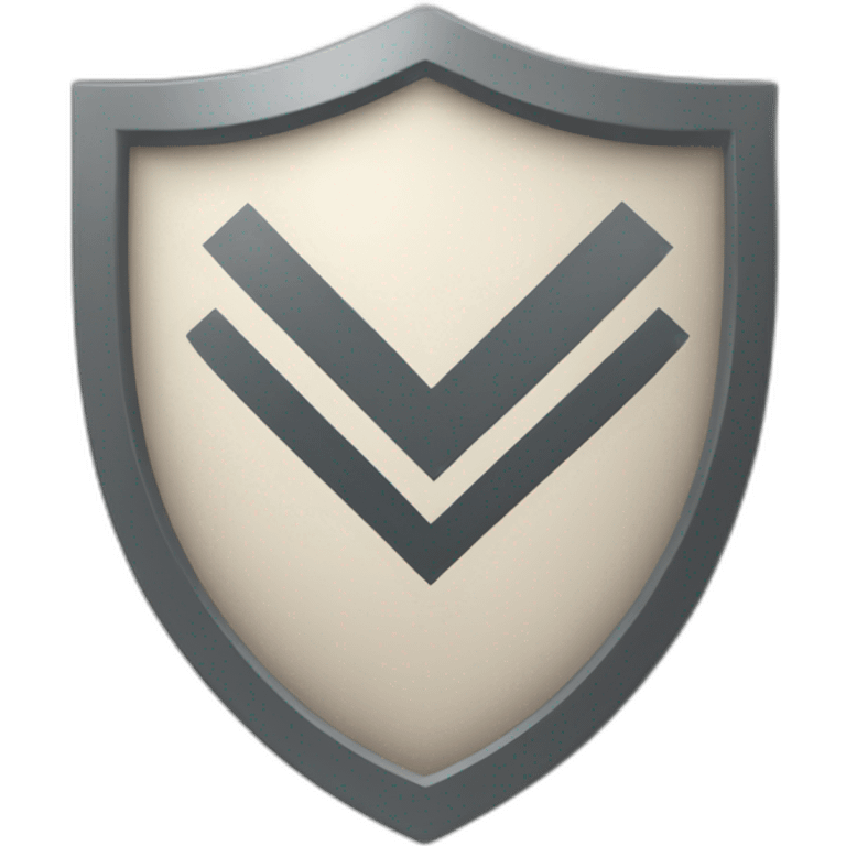 checkmark on the gray shield emoji