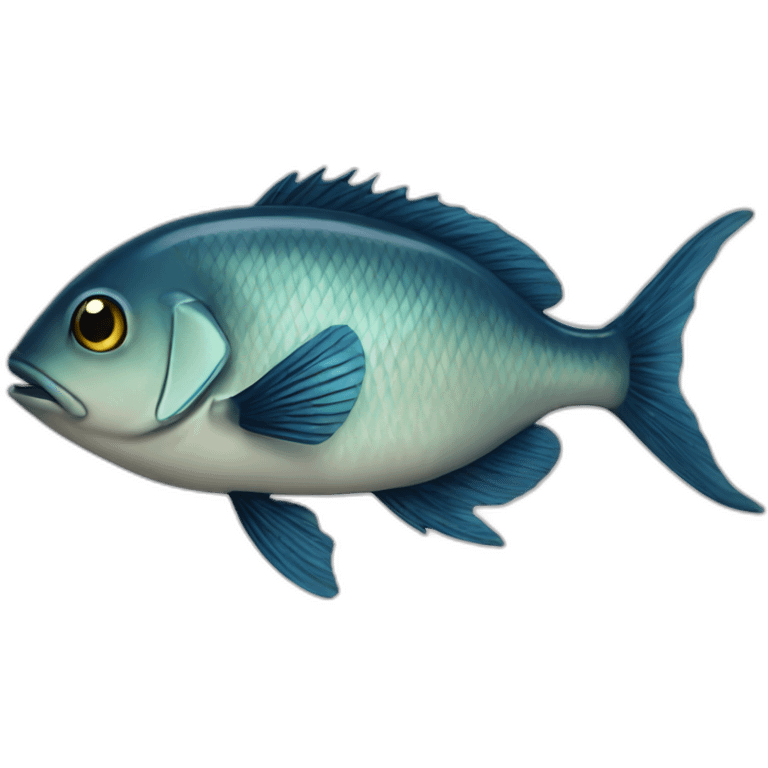 The only fish who knows the truth emoji