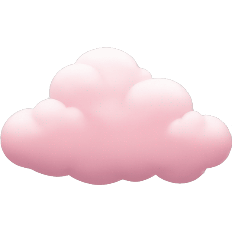 soft pink cloud emoji