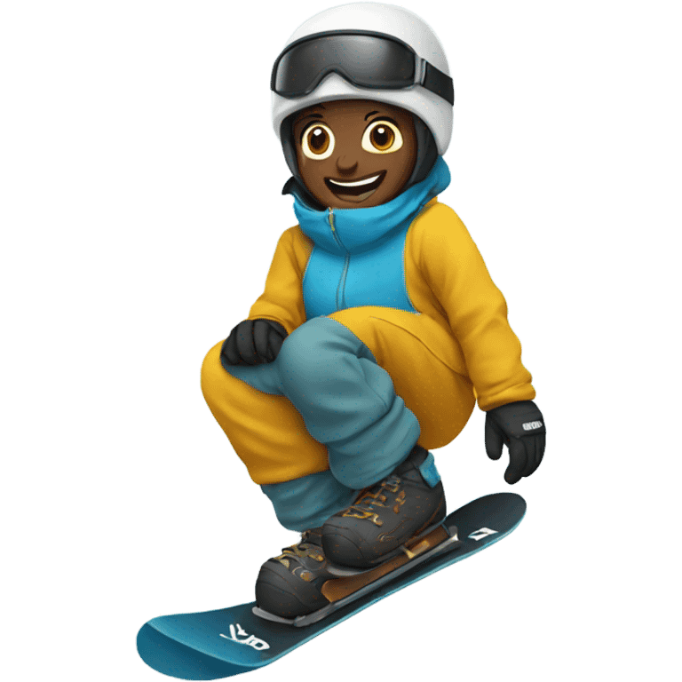 Snowboarding emoji