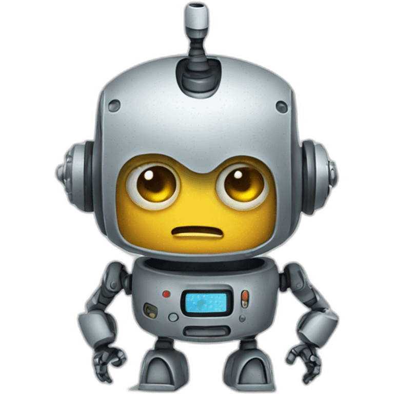 confused robot emoji