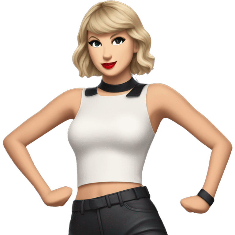 Taylor Swift in the Archer Pose on the Eras Tour Stage  emoji