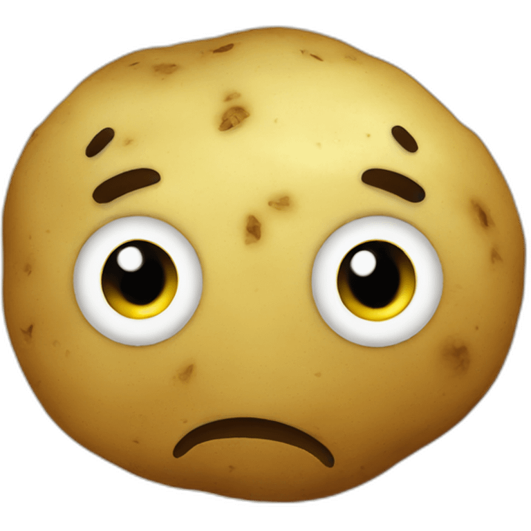 Potato face emoji