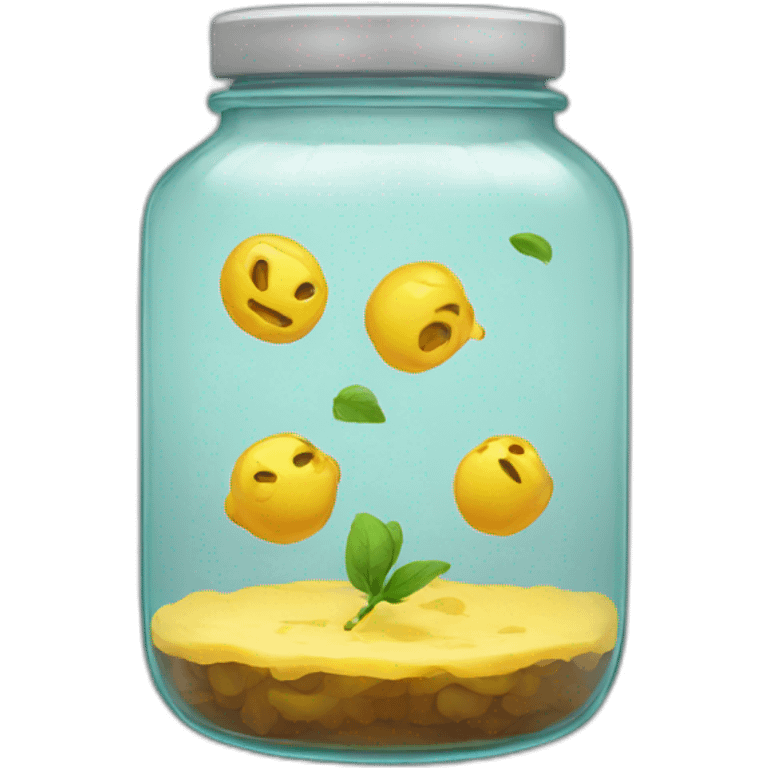 open glas jar emoji