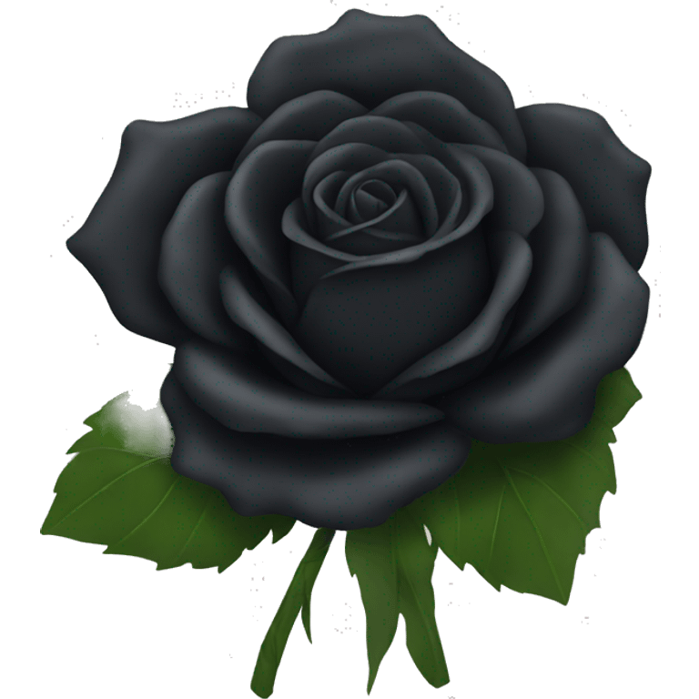 Black rose bouquet  emoji