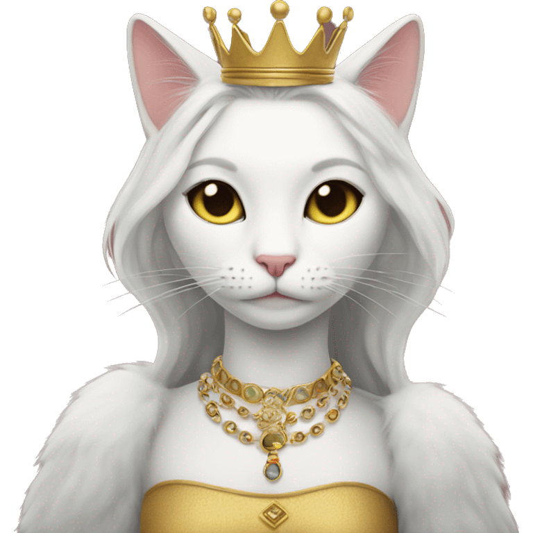 queen kitty emoji