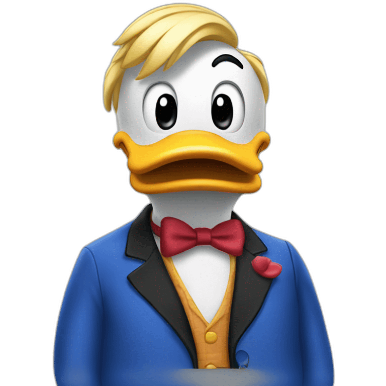 fat donald duck emoji