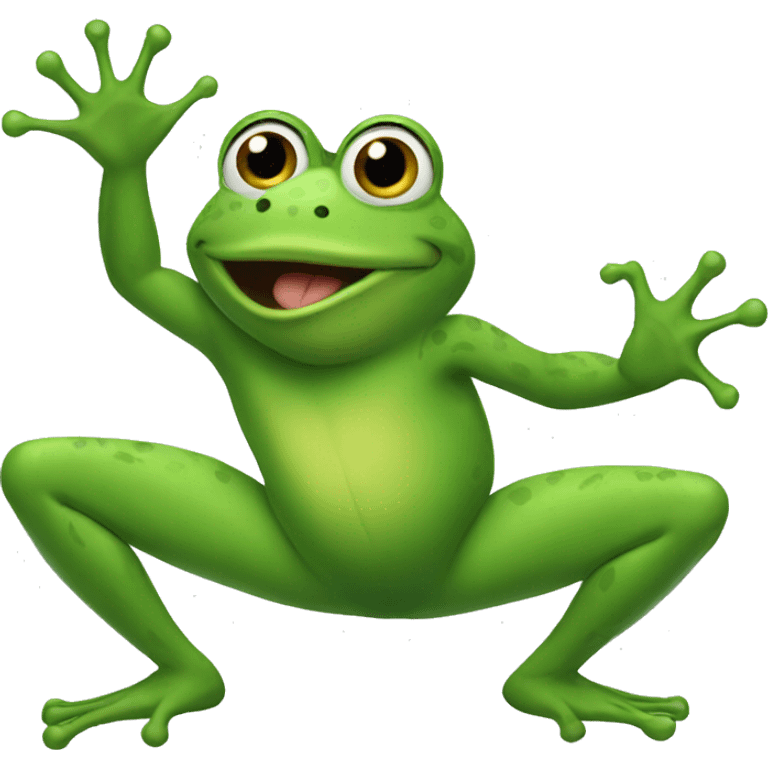 Frog dance emoji