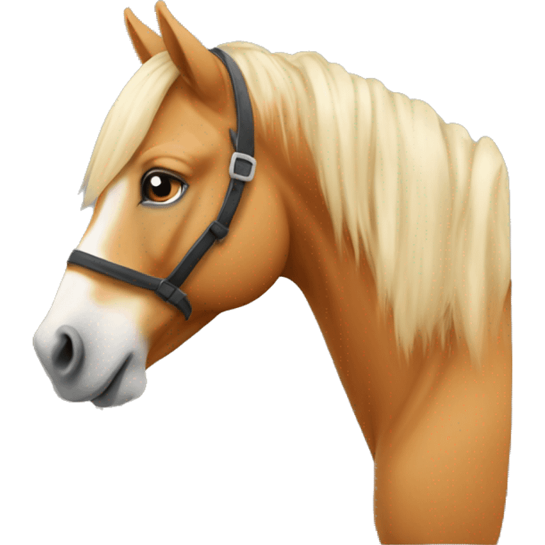 Haflinger horse emoji