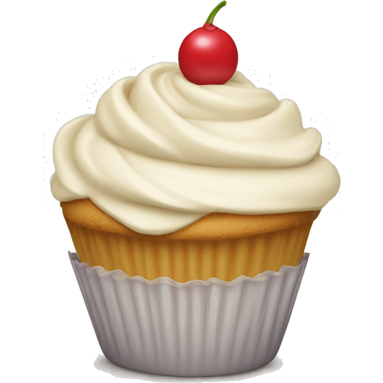 cupcake de vainilla emoji