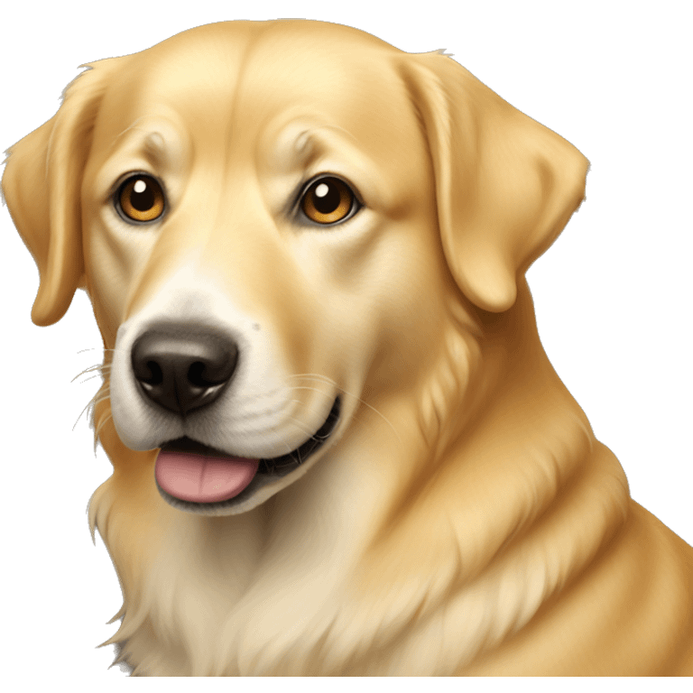 golden dog emoji