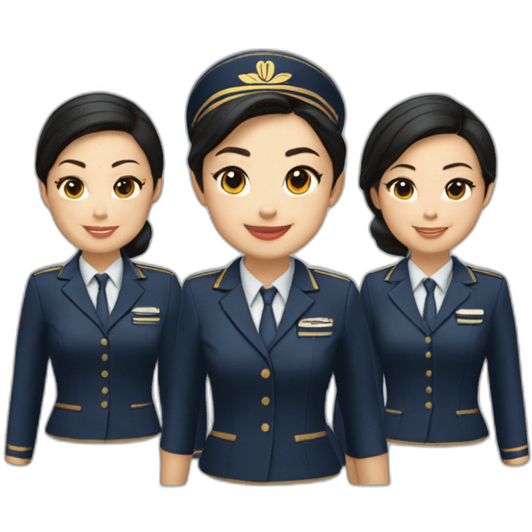 Singapore Airlines cabin crew emoji