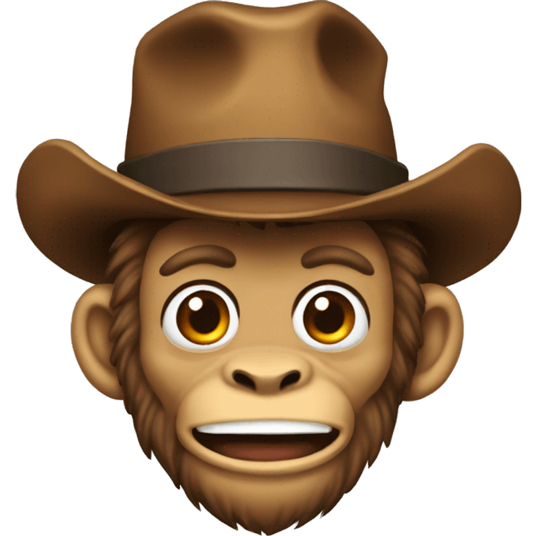 monkey cowbow emoji