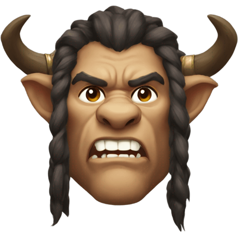 world of warcraft taurens head emoji