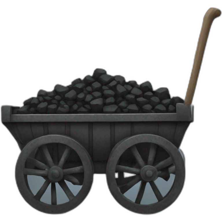 coal cart emoji