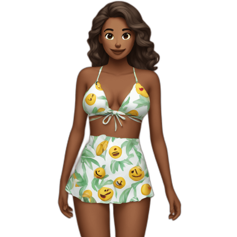 bikini-under-dress emoji