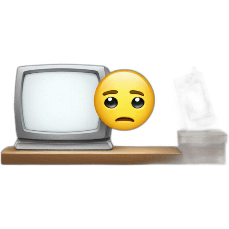 watching the phone emoji