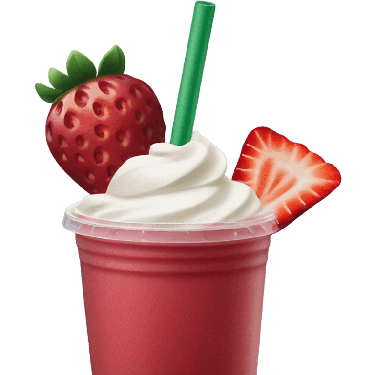 starbucks strawberry açaí refresher  emoji