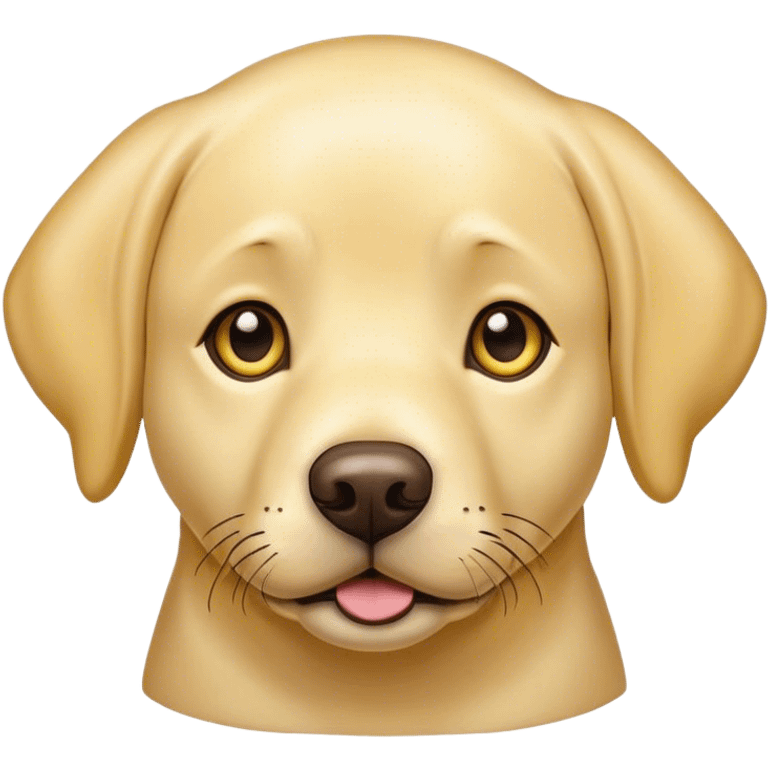 Yellow lab emoji