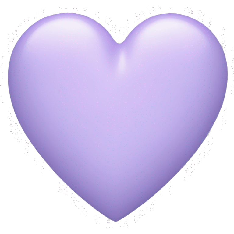 pastel lavender coloured heart emoji