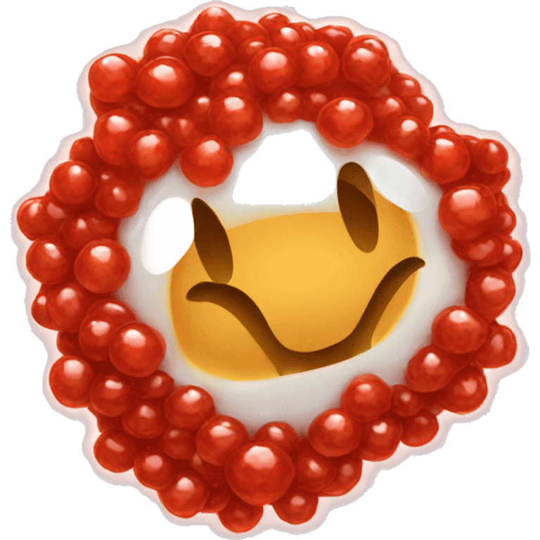 Red caviar  emoji