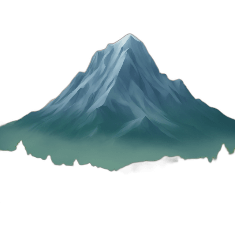 mountain on background emoji