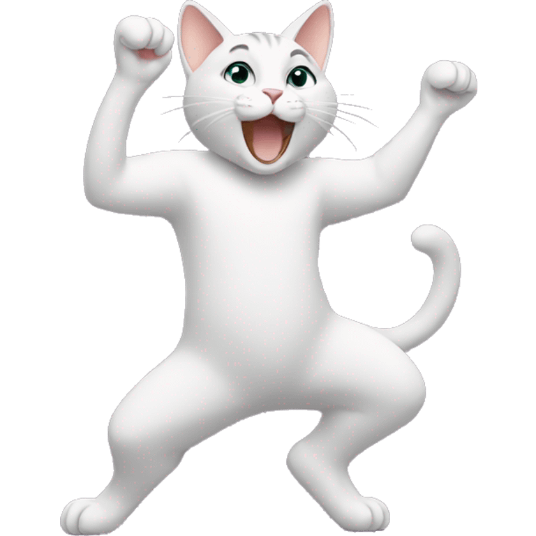 Cat dancing  emoji