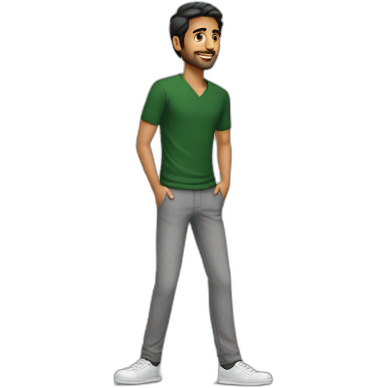 Pakistani guy thin legs emoji