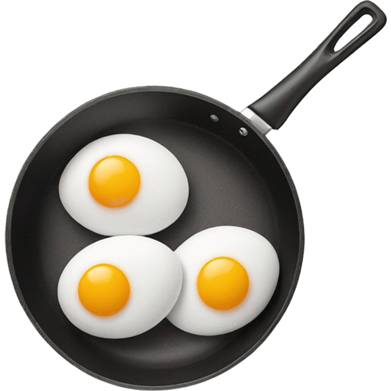 pan with 2 eggs emoji